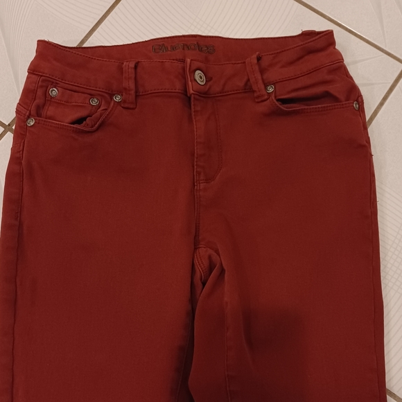 4/$60 Burgundy Curvy Jeggings - Size 28 - Picture 3 of 10